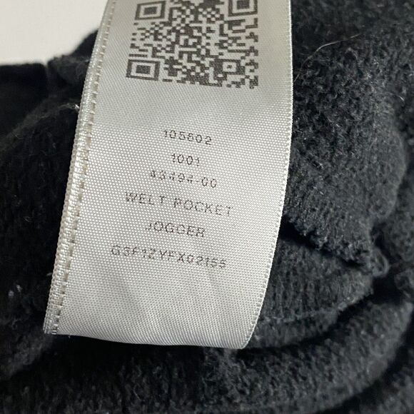 TRUE RELIGION Mens Black Welt Pocket Jogger Sweatpants Size L Drawstring Logo - Picture 10 of 11